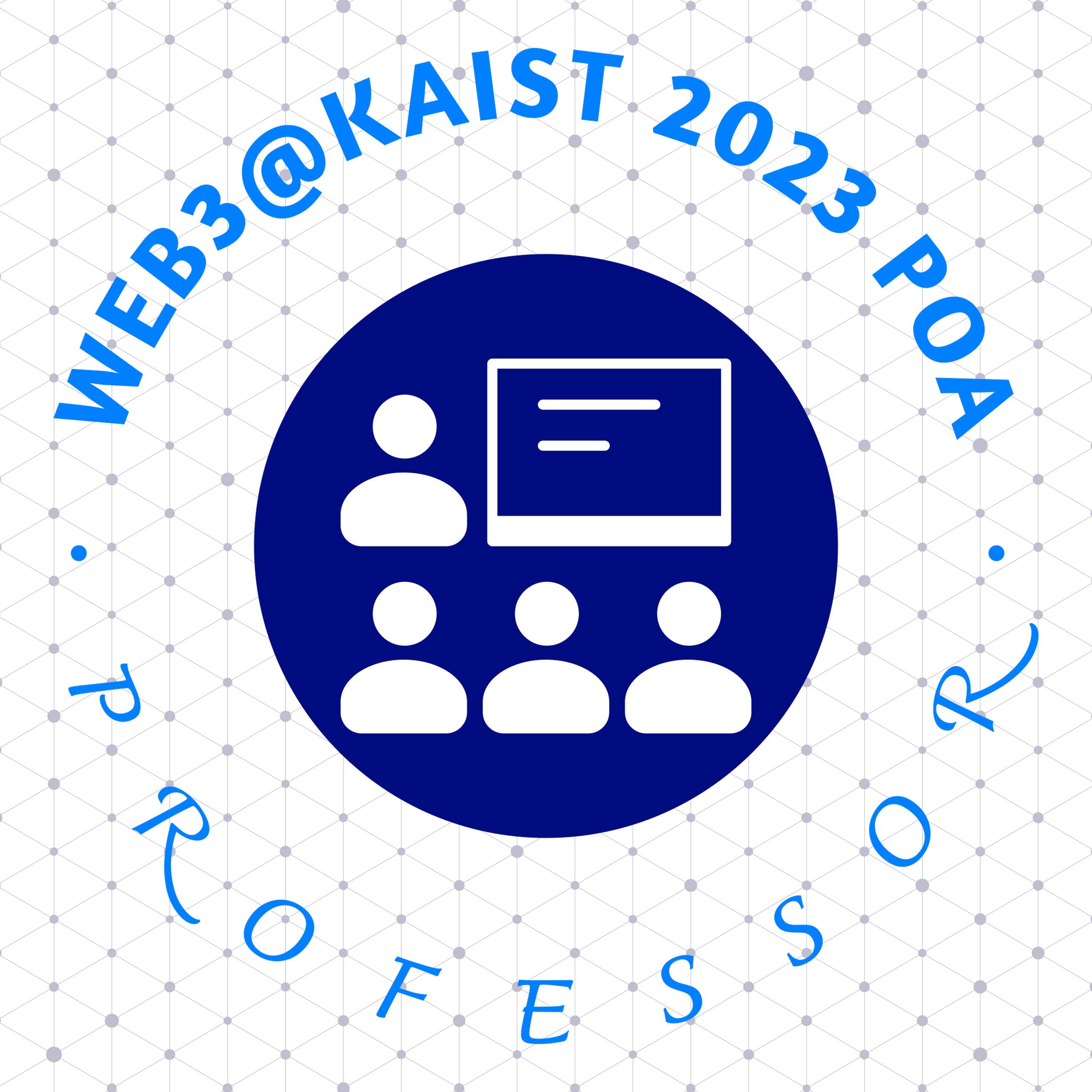 Web3@KAIST POA Professor NFT